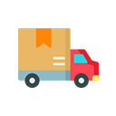Delivery truck icon for mobile service