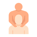 Neck and shoulder massage icon